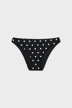 Culotte bikini bas de maillot &agrave; pois;${refinementColor}
