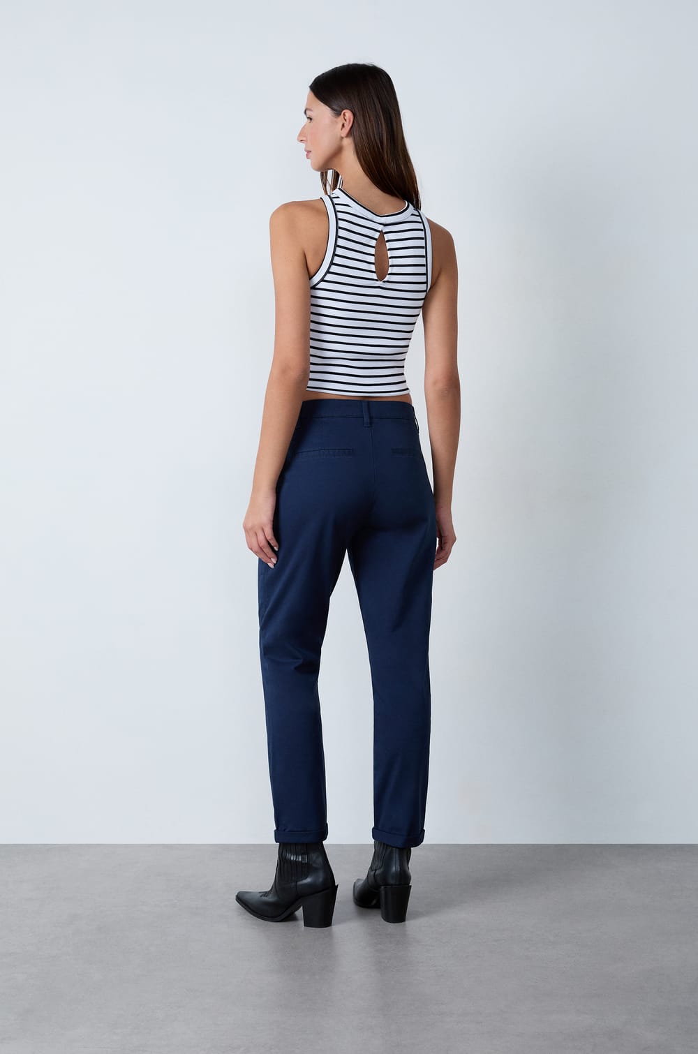 Carrot Cut Trousers;${refinementColor}