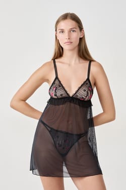 Sheer Nightdress;${refinementColor}