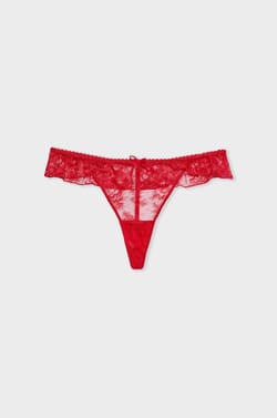 Lace Thong;${refinementColor}