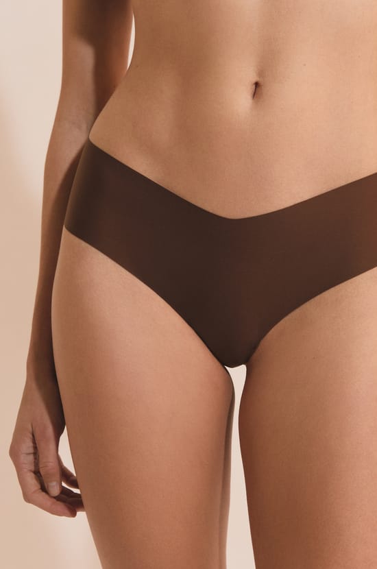 Hipster V-shape en microfibre;${refinementColor}