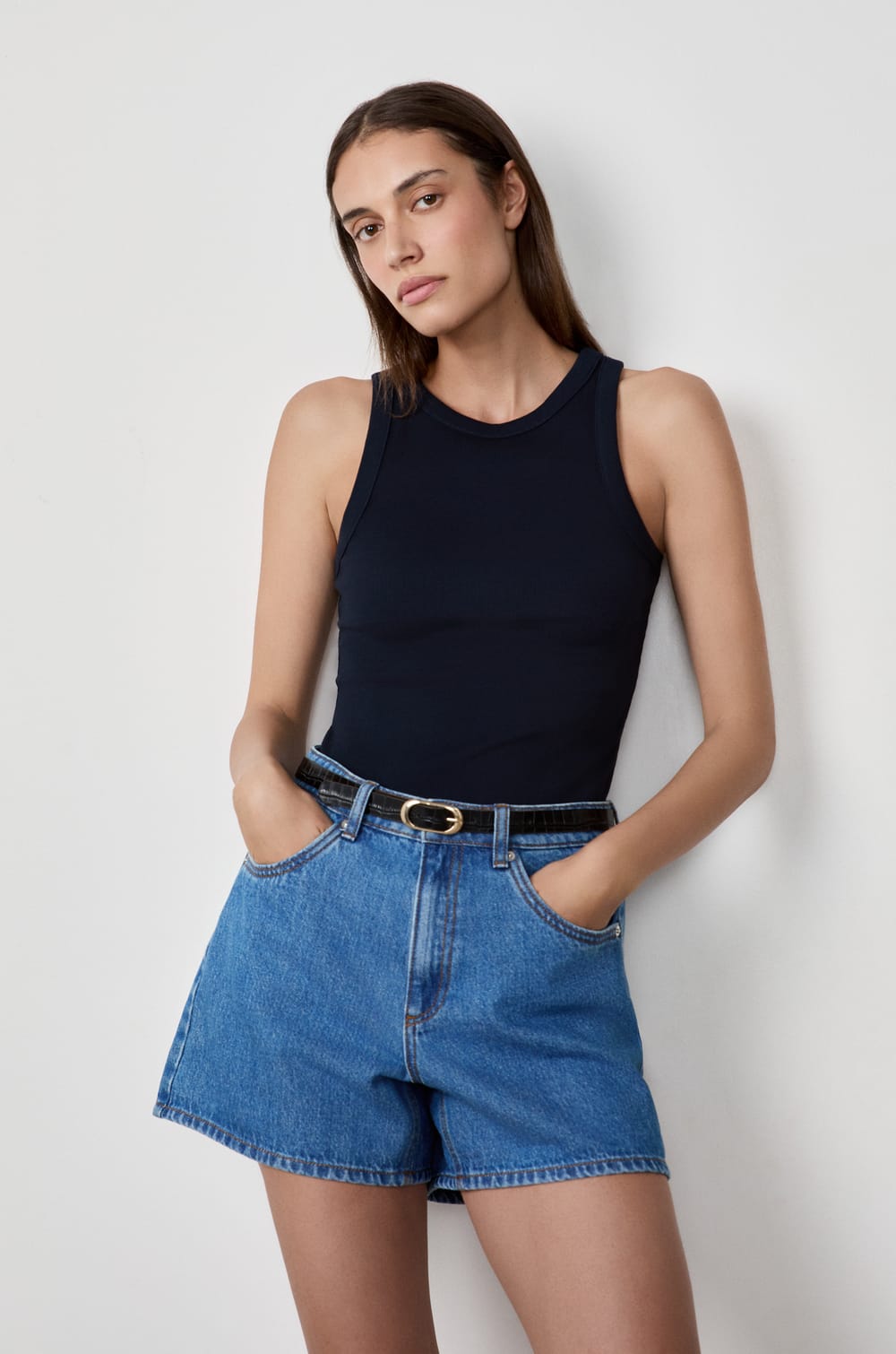 Ribbed Tank Top;${refinementColor}