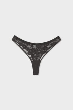 Tanga de encaje;${refinementColor}