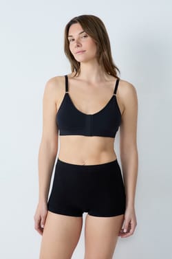 Soutien-gorge brassière en coton post-mastectomie avec ouverture devant;${refinementColor}
