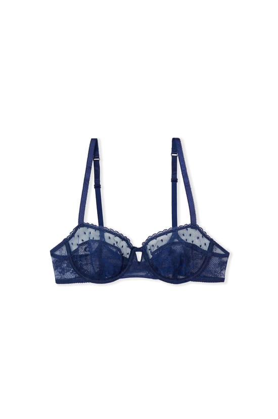 Bra N.9 - Balconette with Embroidery;${refinementColor}