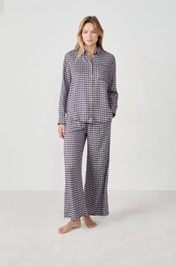 Pantalon de pyjama à carreaux;${refinementColor}