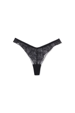 Thong With Lace Patterns;${refinementColor}