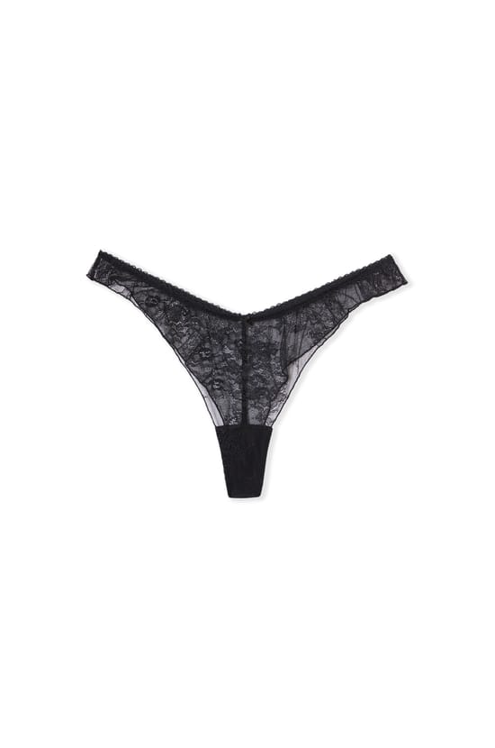 Thong With Lace Patterns;${refinementColor}