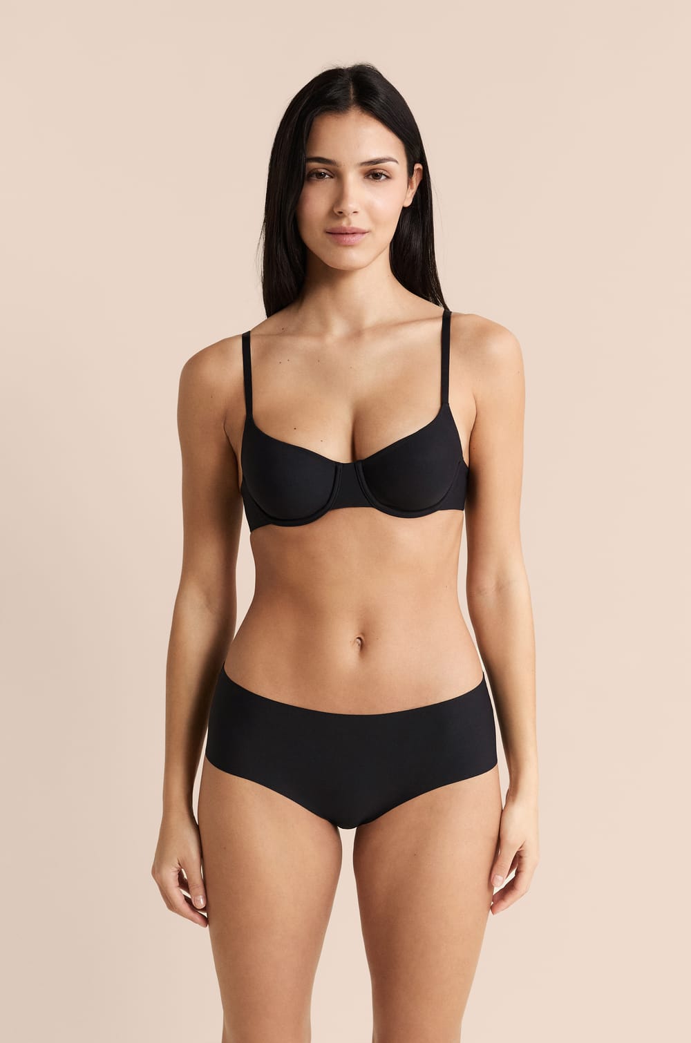 Soutien-gorge corbeille en microfibre;${refinementColor}