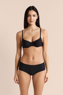 Soutien-gorge corbeille en microfibre;${refinementColor}