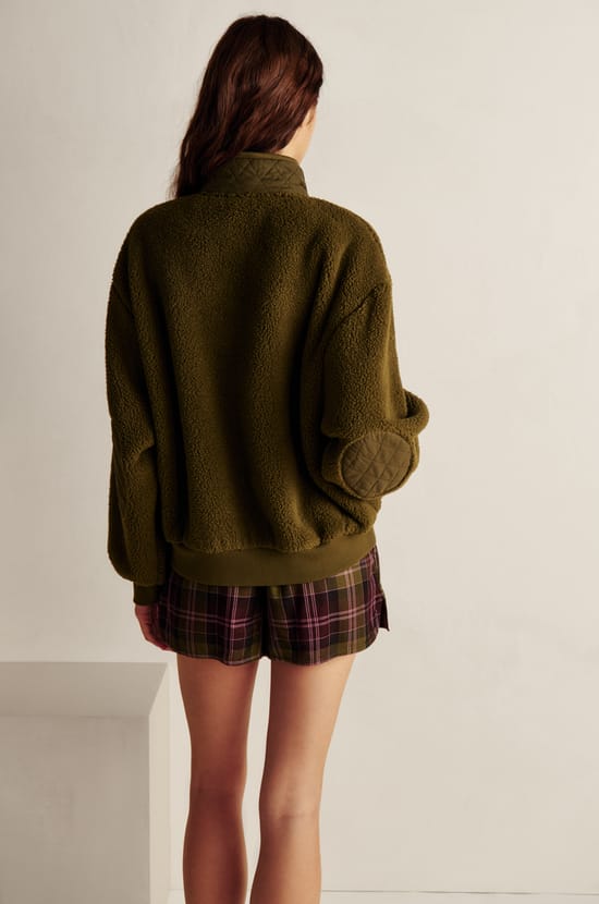 Veste de pyjama avec col montant;${refinementColor}
