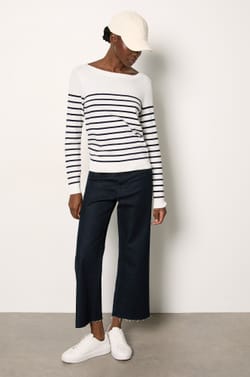 Boat Neck Sweater;${refinementColor}