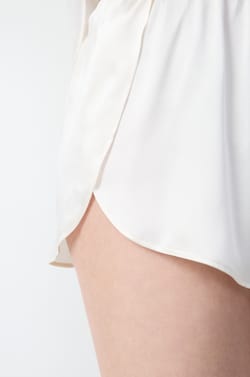 Silk Pyjama Shorts;${refinementColor}