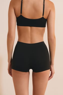 Seamless Boyshort in Organic Cotton;${refinementColor}