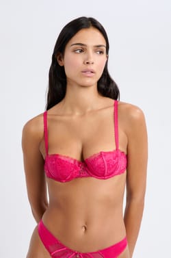 Balconette Lace Bra;${refinementColor}