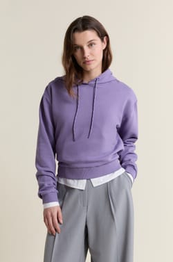Sweatshirt mit Kapuze aus Baumwolle;${refinementColor}