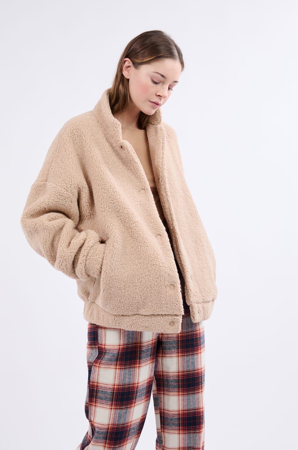 Jacke mit langen Ärmeln;${refinementColor}