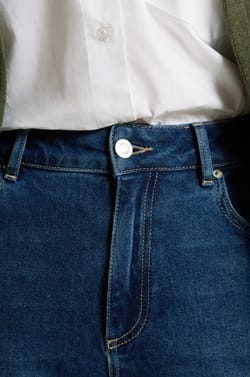 Jeans recto de algod&oacute;n;${refinementColor}