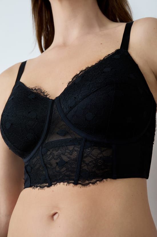 Soutien-gorge bustier post-mastectomie coques fines sans armatures;${refinementColor}