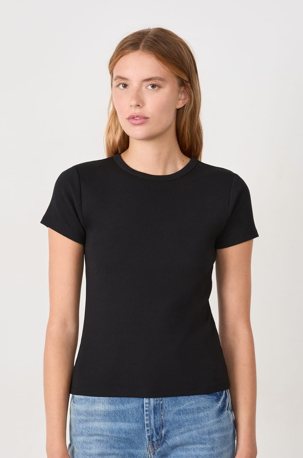 T-shirt manches courtes en coton;${refinementColor}