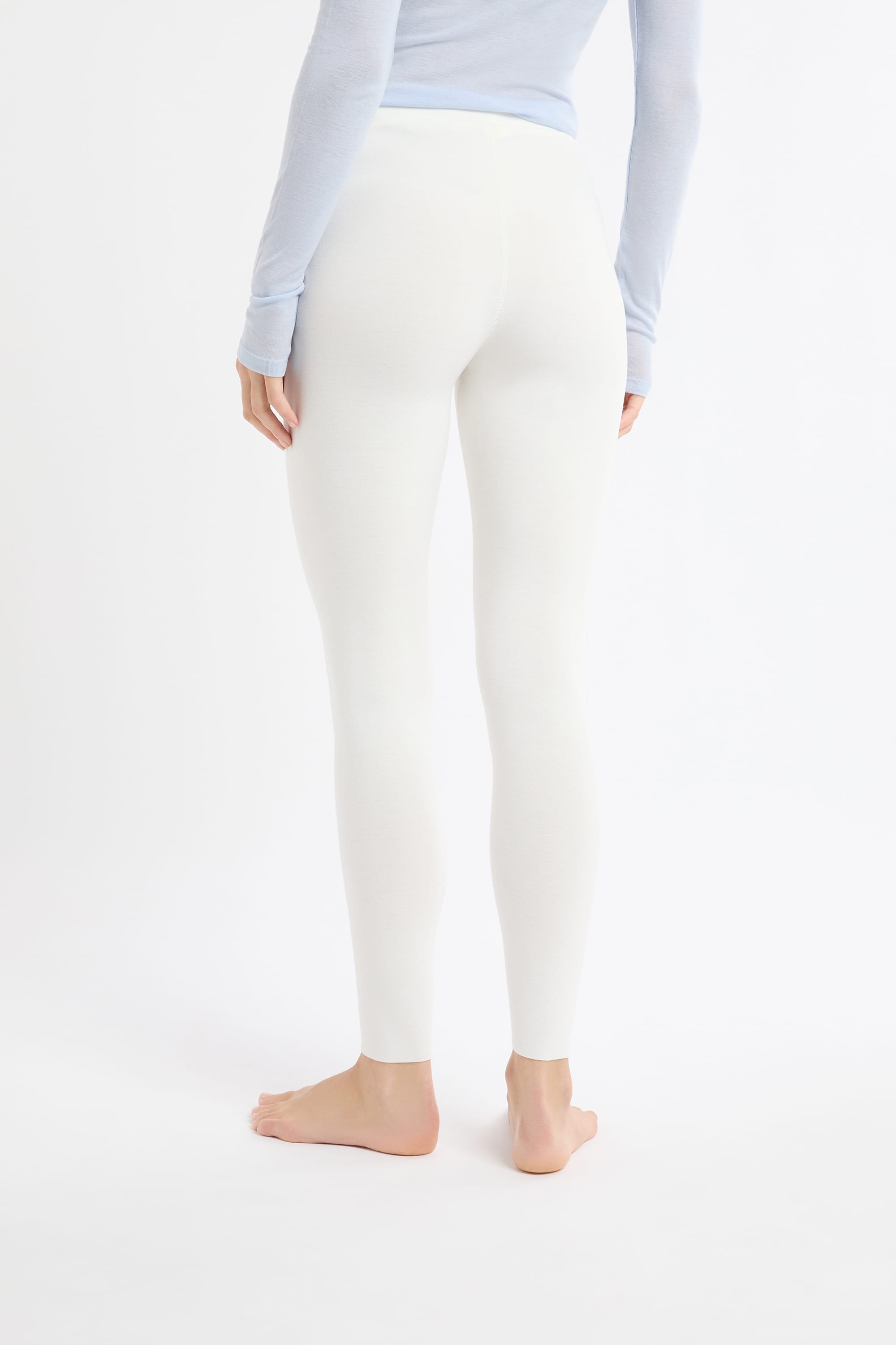 Long Warm Leggings - LIVIA - ECRU - ETAM
