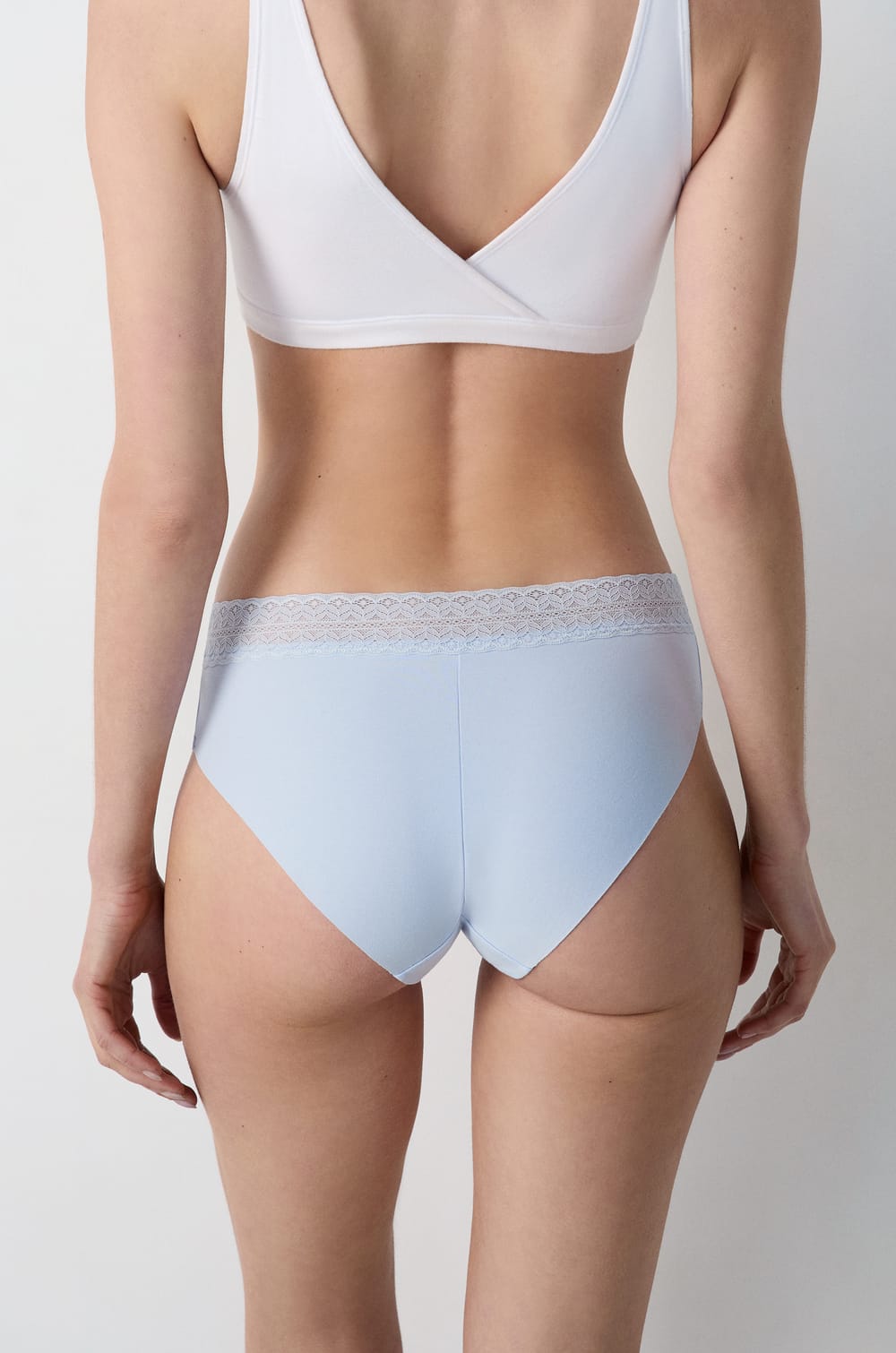 Cotton Boyshort with Back Seam;${refinementColor}