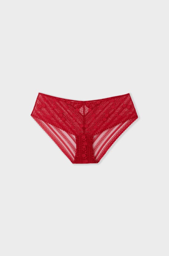 Shorty en dentelle;${refinementColor}