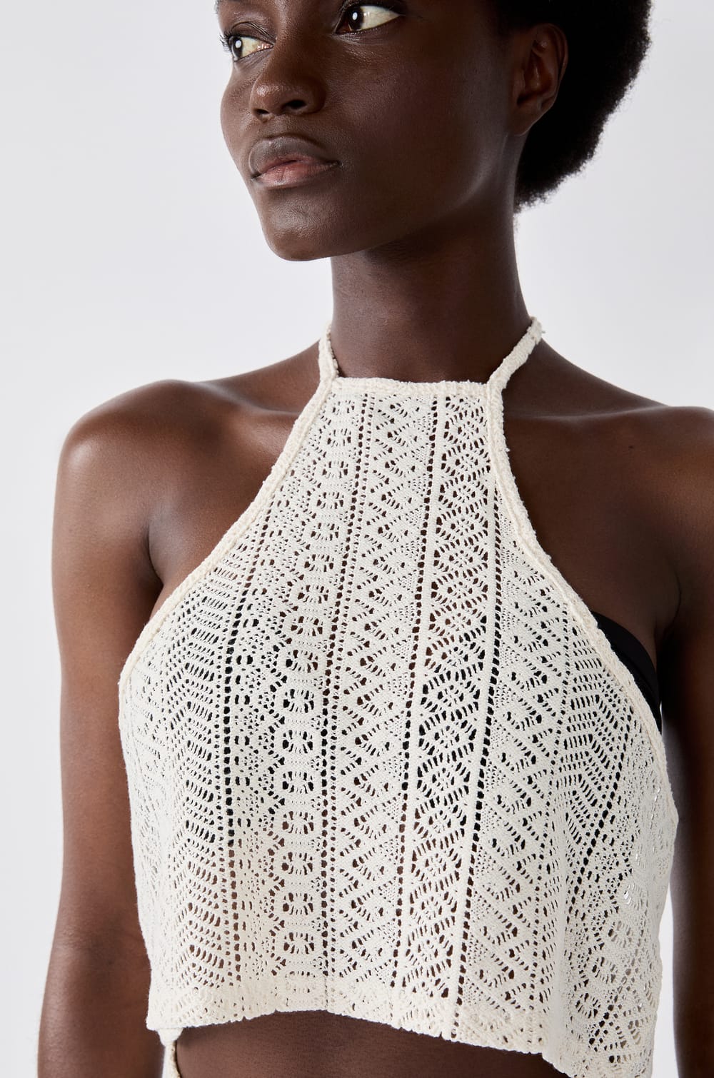 Crochet Backless Top;${refinementColor}