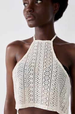 Crochet Backless Top;${refinementColor}