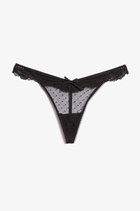 Lace G-string;${refinementColor}