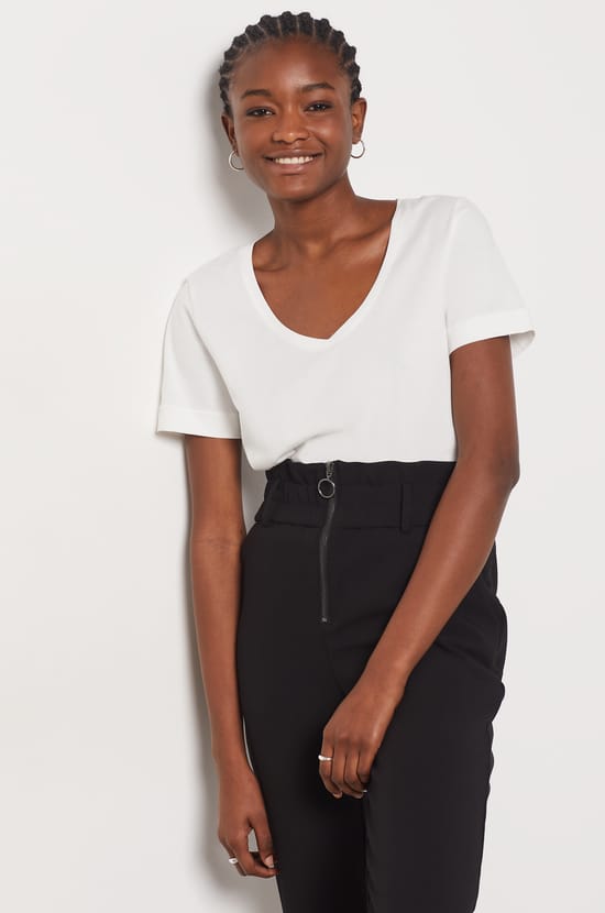 T-shirt manches courtes 100% coton;${refinementColor}