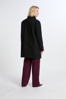 Manteau court coupe droite;${refinementColor}