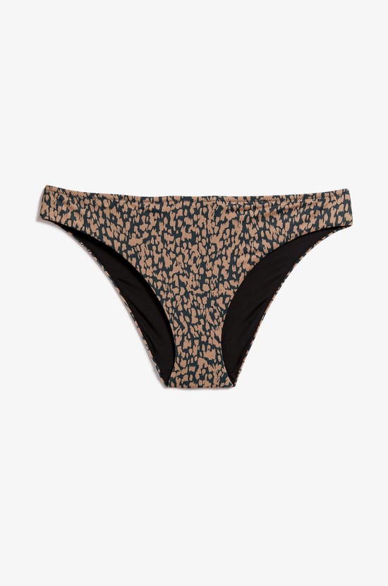 Leopard Print Bikini Bottoms;${refinementColor}