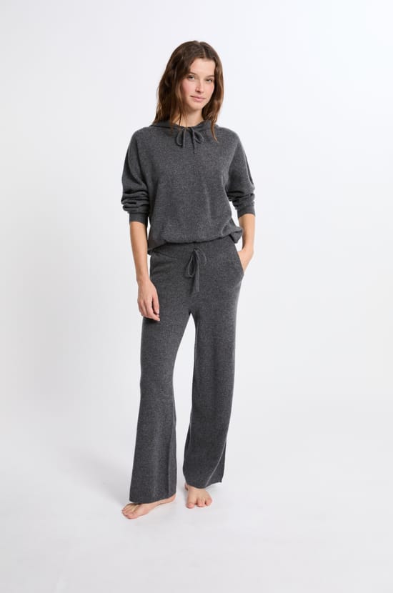 Pull à capuche en cachemire;${refinementColor}