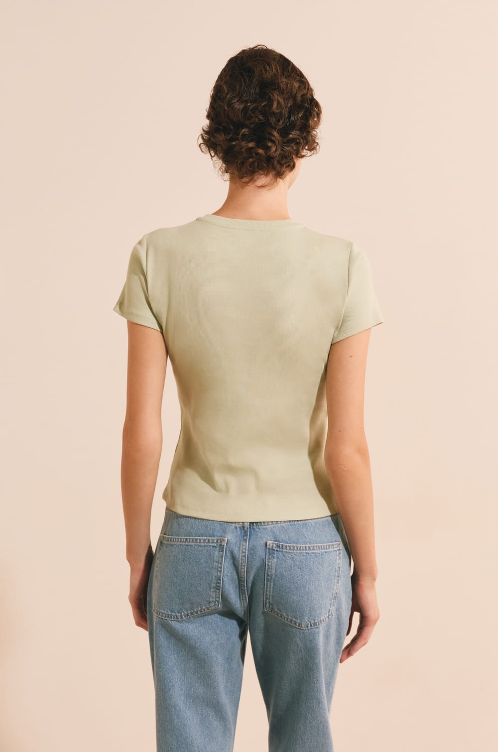 T-shirt manches courtes en coton;${refinementColor}