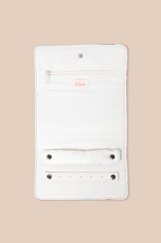 Trousse avec motifs fleurs;${refinementColor}