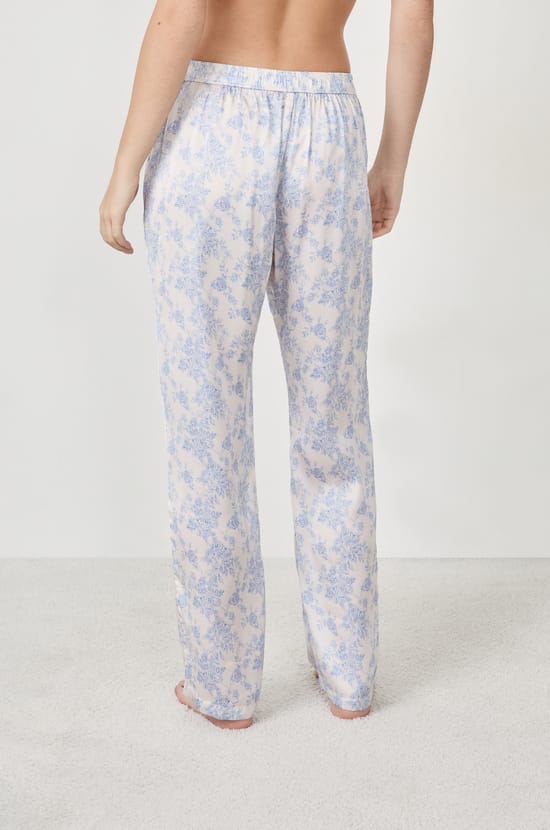 Satin Pyjama Trousers;${refinementColor}
