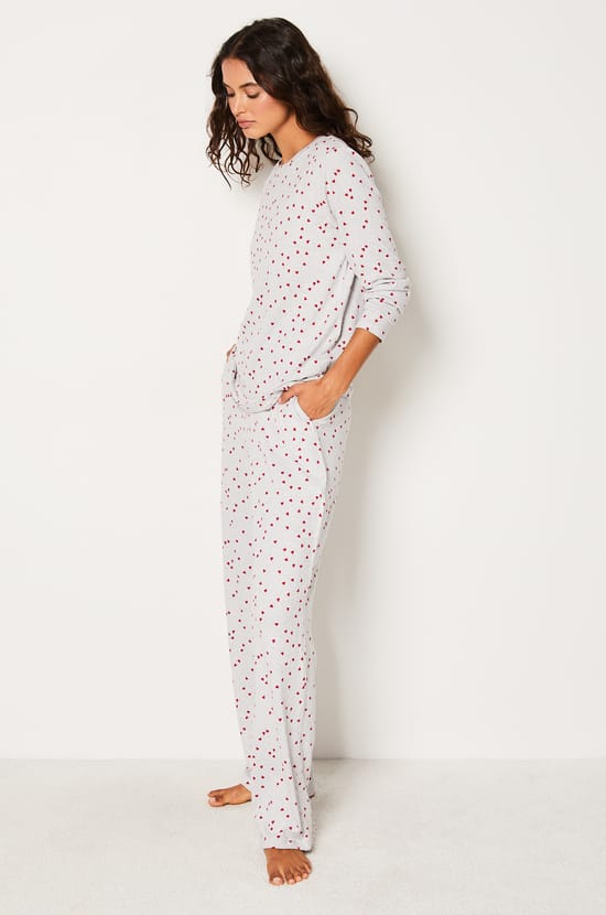 Ensemble 3 pièces de pyjamas veste polaire;${refinementColor}