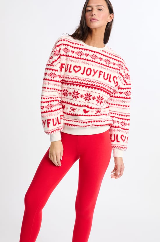 Sweatshirt à motifs;${refinementColor}