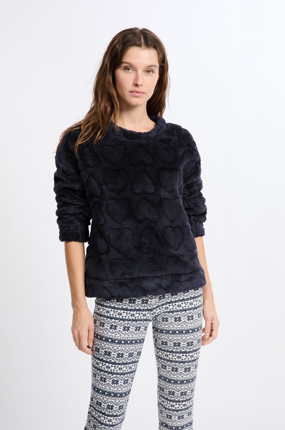 2-Piece Pajama Set With Patterns;${refinementColor}
