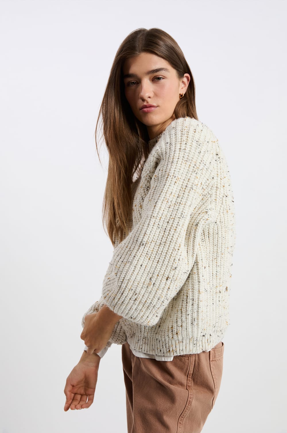 Jersey de cuello alto;${refinementColor}