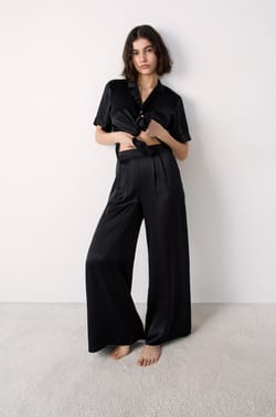 Silk Pyjama Trousers;${refinementColor}
