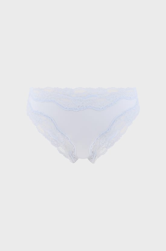 Microfibre and Lace Brief;${refinementColor}