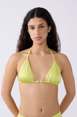Bikini-Top Triangel mit Perlendetails;${refinementColor}