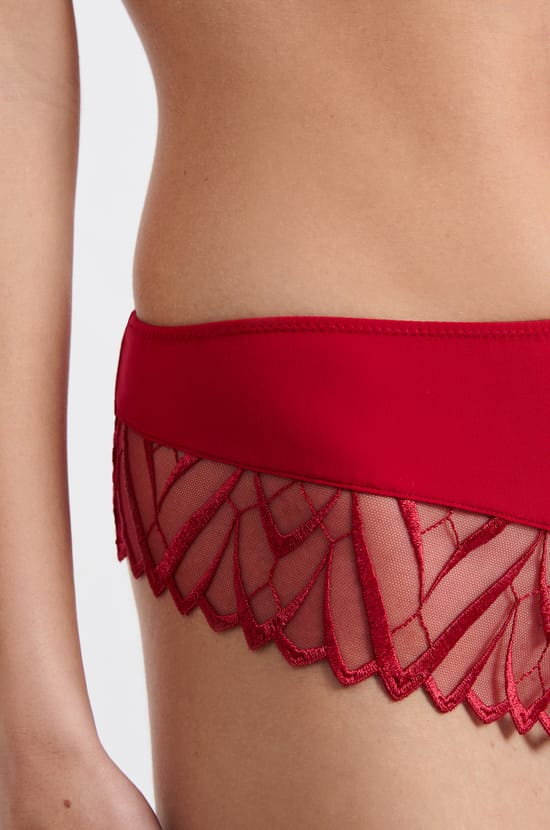 Braga culotte con bordado;${refinementColor}