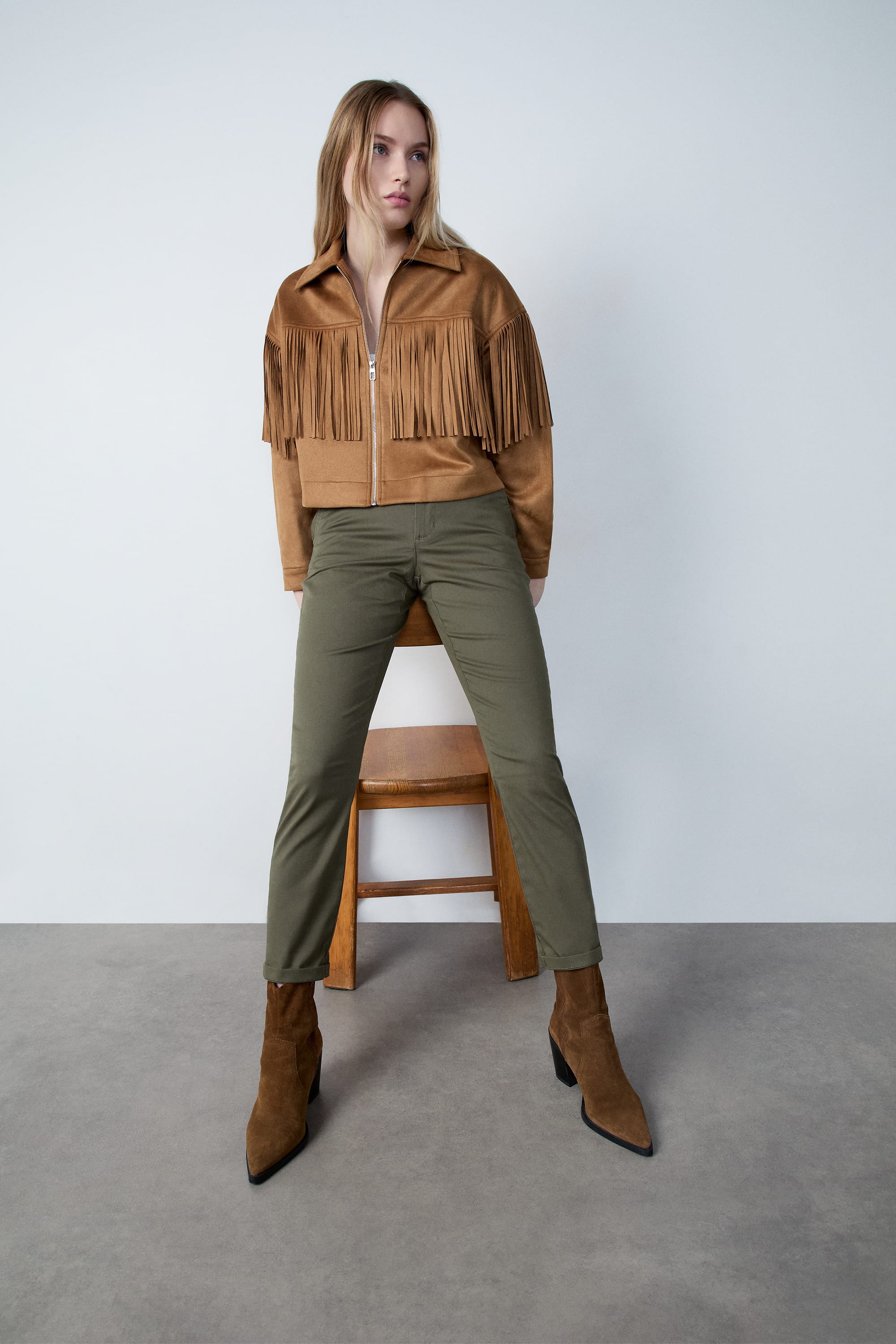 Pantalon coupe carotte