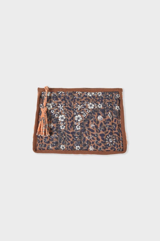 Printed Cotton Pouch;${refinementColor}
