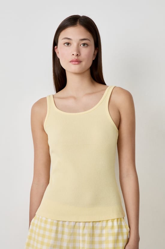 Camiseta de tirantes de algodón;${refinementColor}