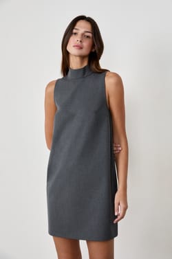 Robe droite col montant;${refinementColor}