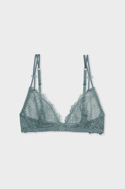 Triangle sans armatures en dentelle;${refinementColor}